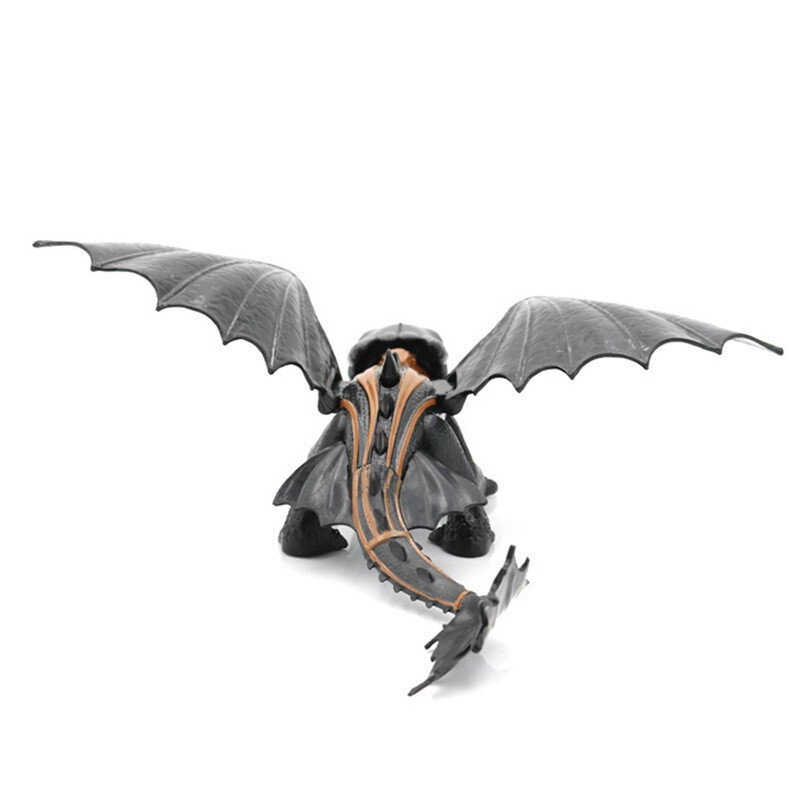 How to Train Your Dragon 9.5&Prime; Toothless and 6.7&Prime; Lightfury 2 Figures Set BULK