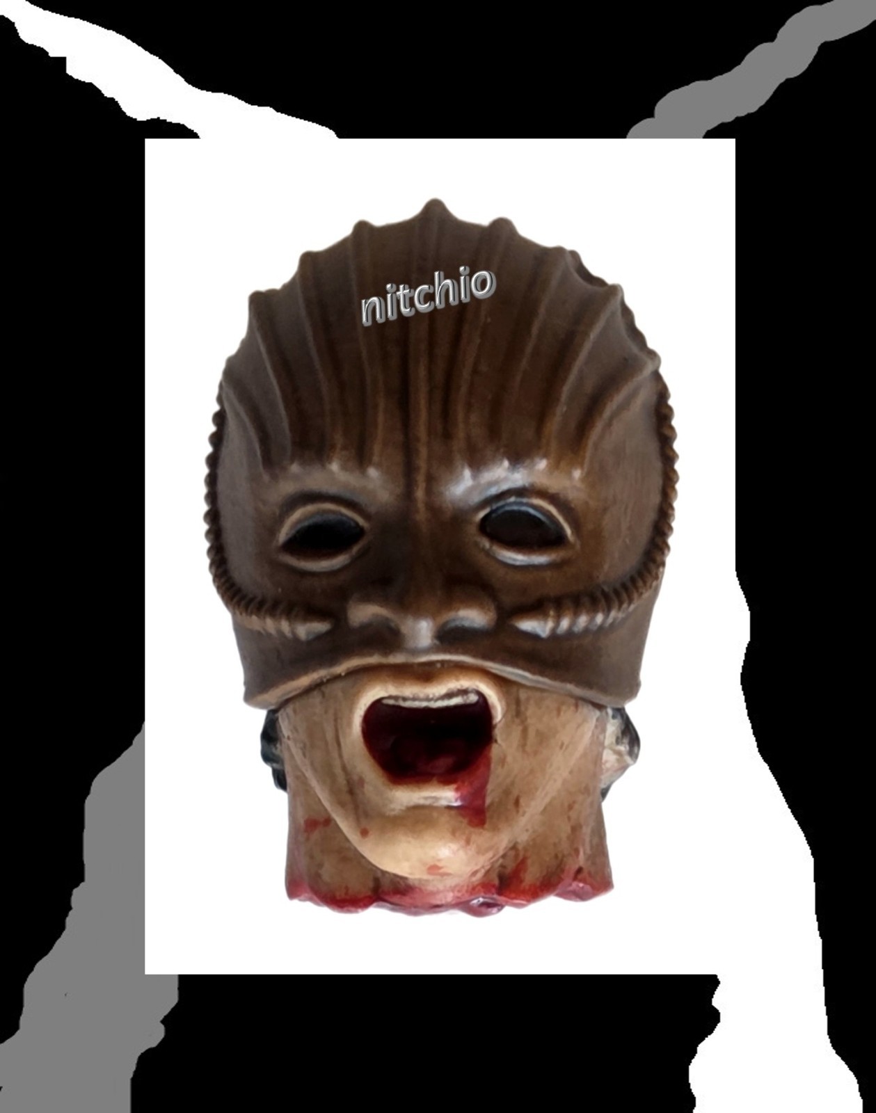 Mezco One:12 Conan The Barbarian War Paint – BLOODY SEVERED HEAD 1/12 Scale