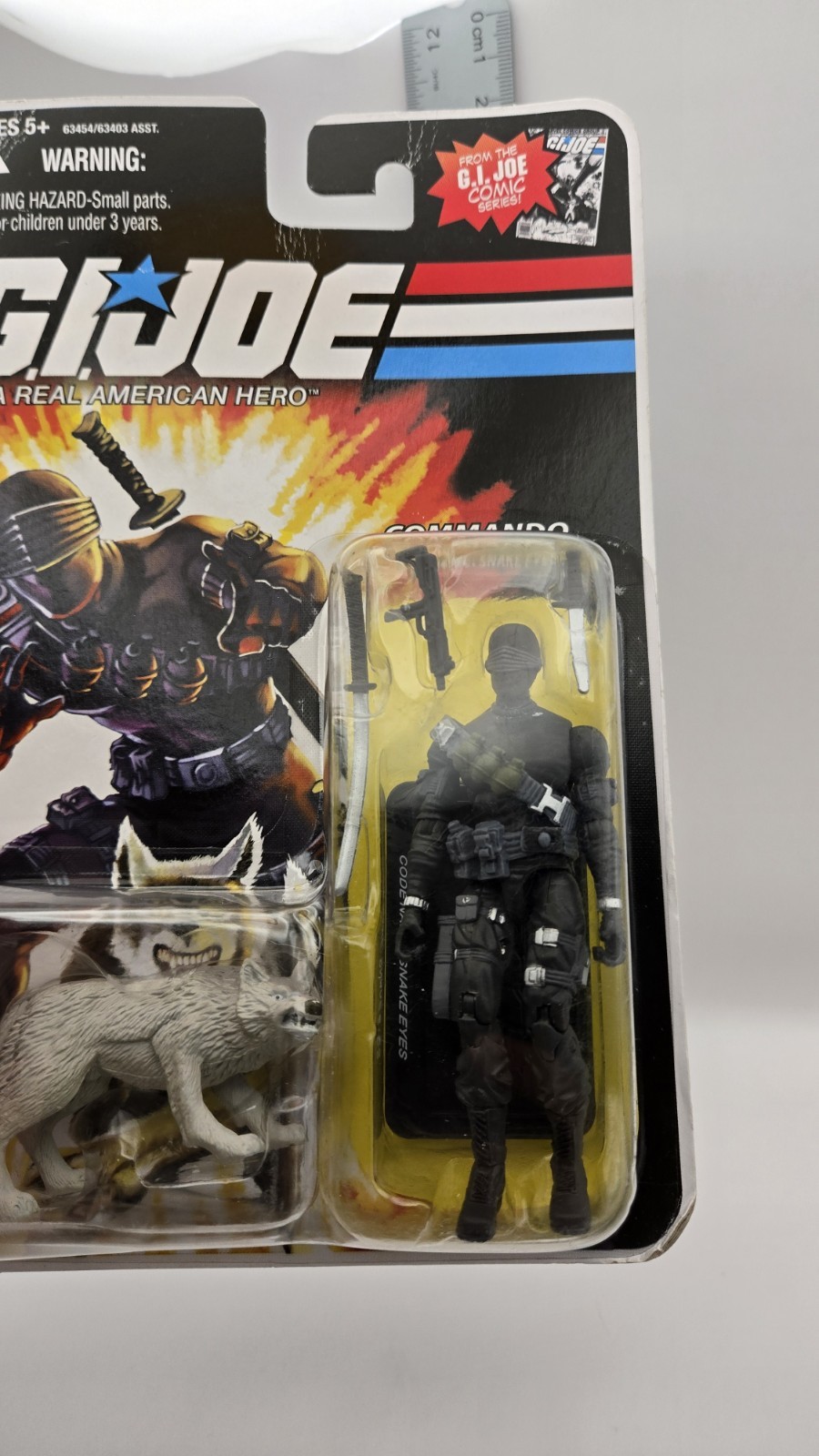 GI JOE SNAKE EYES COMMANDO w/ TIMBER 2008 COMIC SERIES *MOC