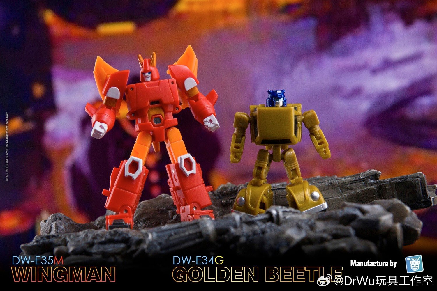 New Transformation toys Extrme Warfare Dr.WU DW-E34G DW-E35M Figure In Stock