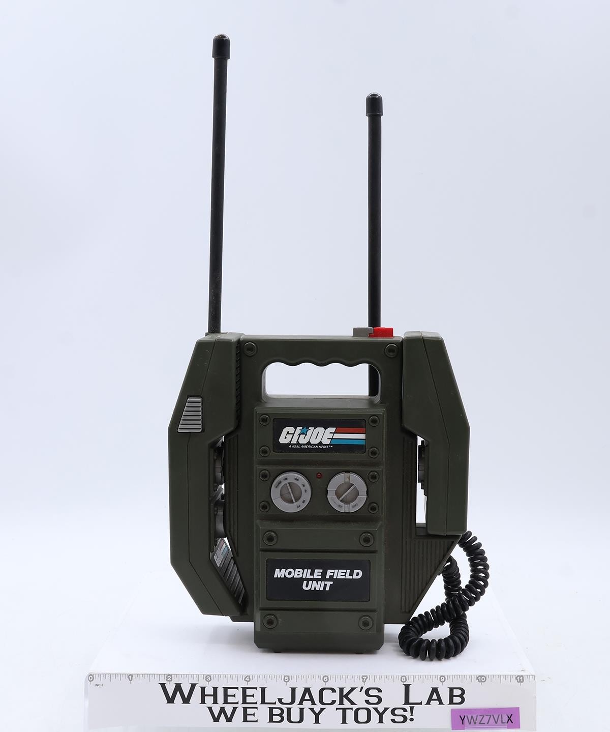 Mobile Field Unit Walkie Talkie Set 2-Way Radio GI Joe 1984 Hasbro Nasta