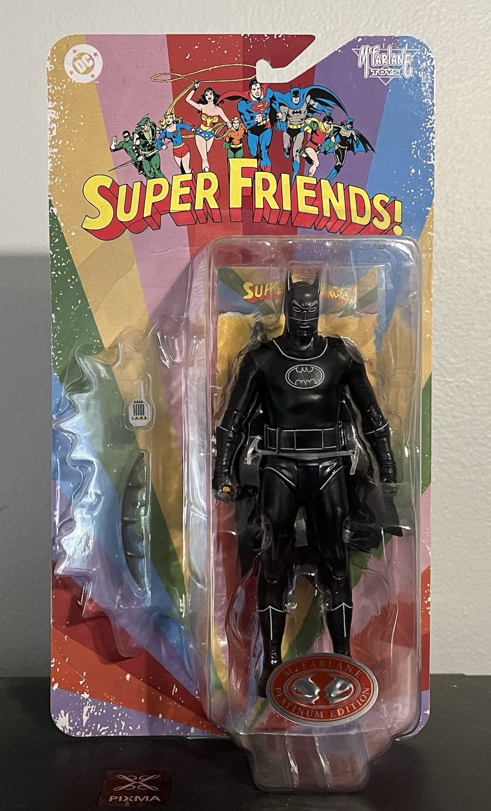 McFarlane DC Retro Super Friends Phantom Zone Batman Red Platinum 2026 *in Stock
