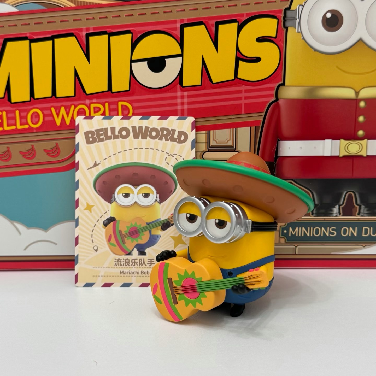 POP MART Minions Bello World on Duty Series Blind Box Confirmed Figure Hot toys