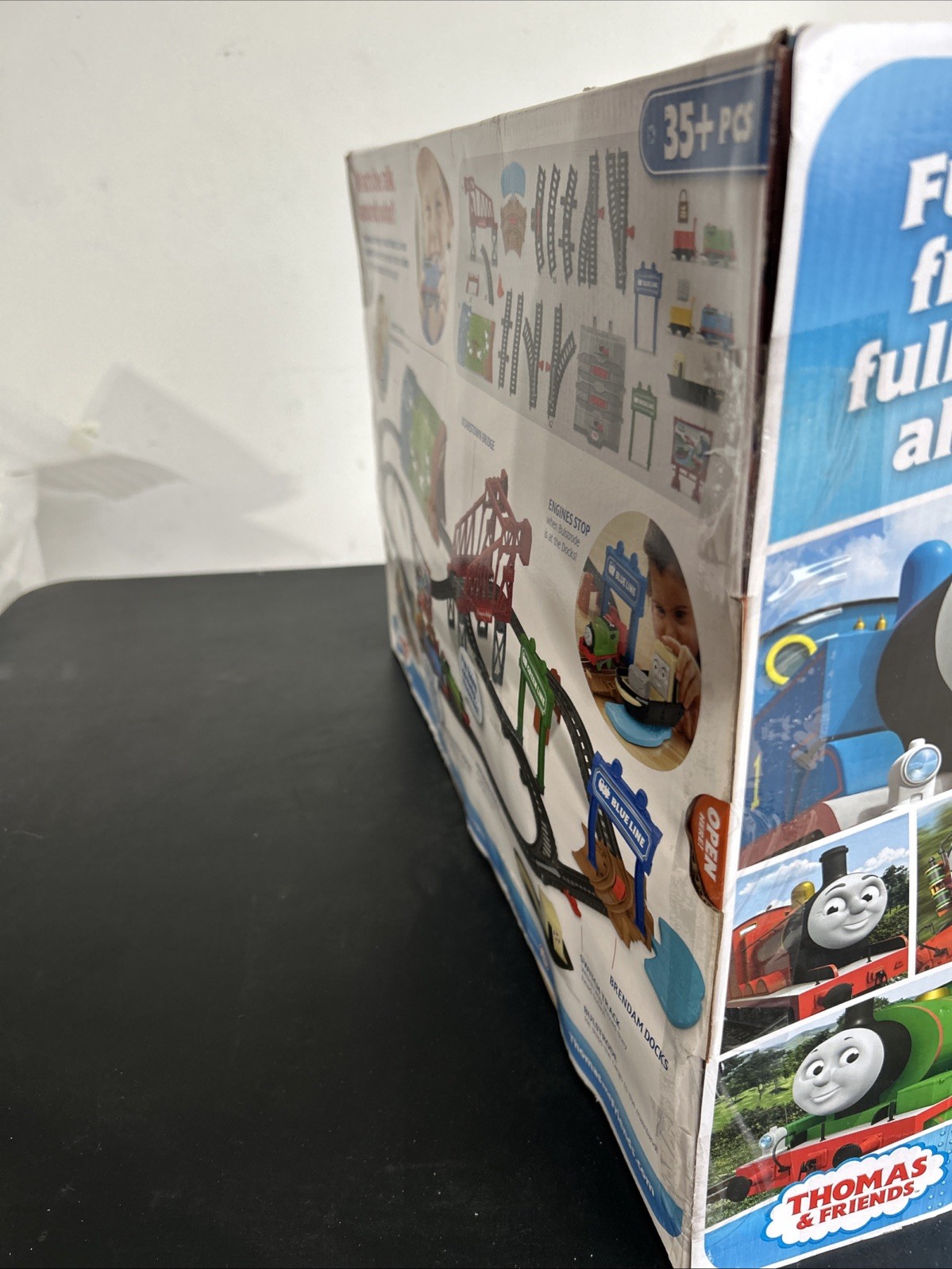 Thomas & Friends Talking Thomas & Percy Engines with Track, Sounds & Phrases Set