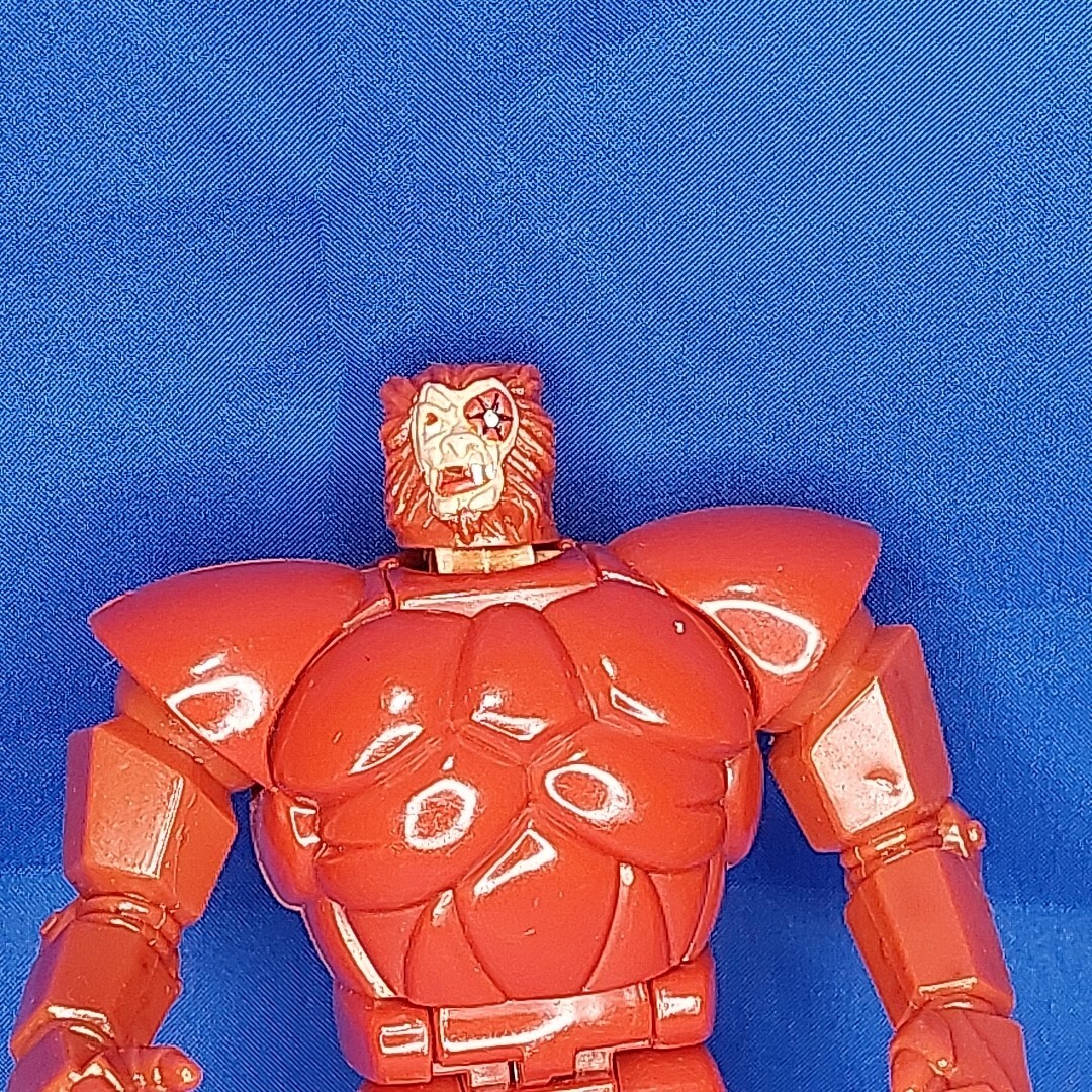1986 Kenner Telepix Silverhawks MonStar Red Flip Head Posable Action Figure