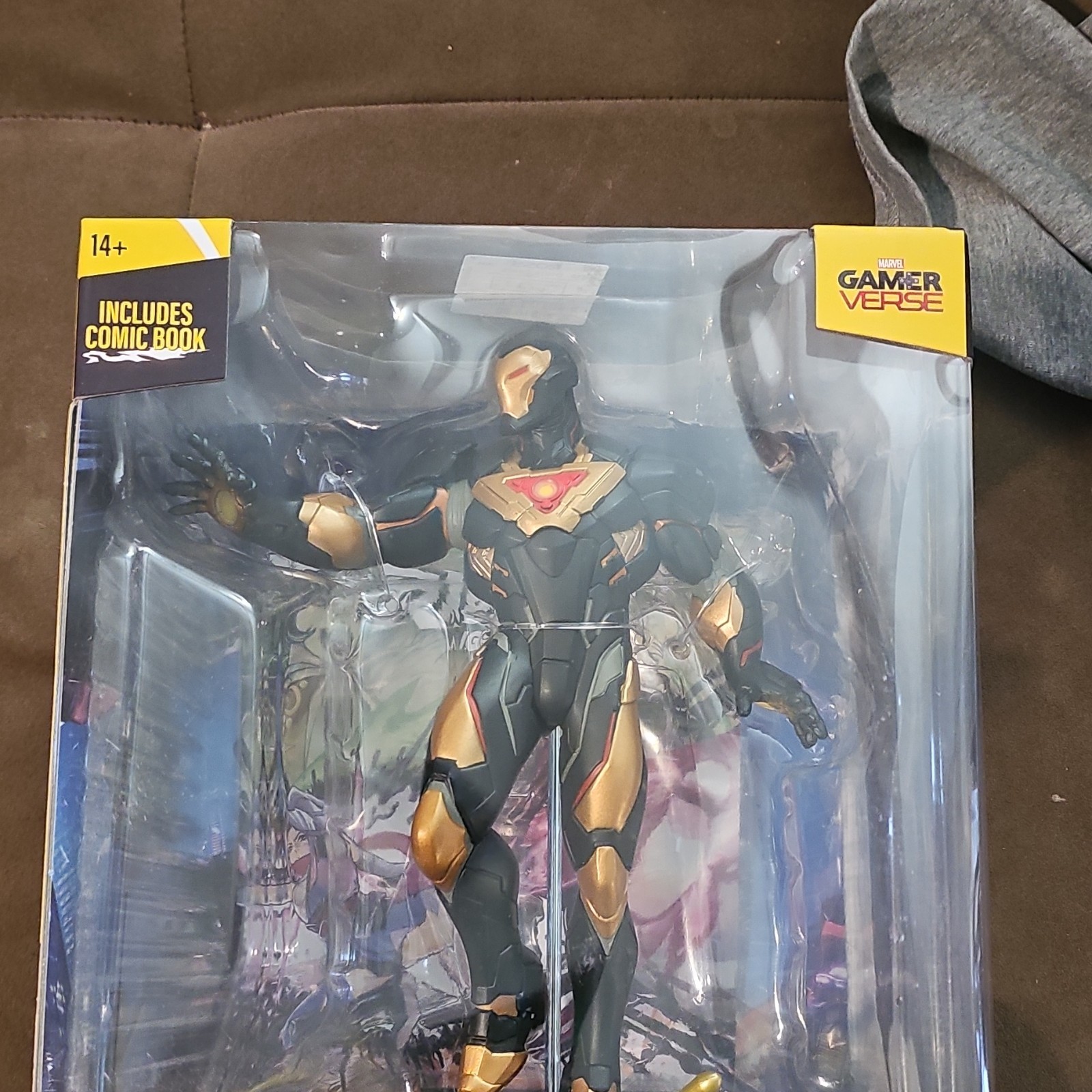 McFarlane Toys Marvel Rivals Iron Man 1:6 Action Figure w/ Comic Book 14+