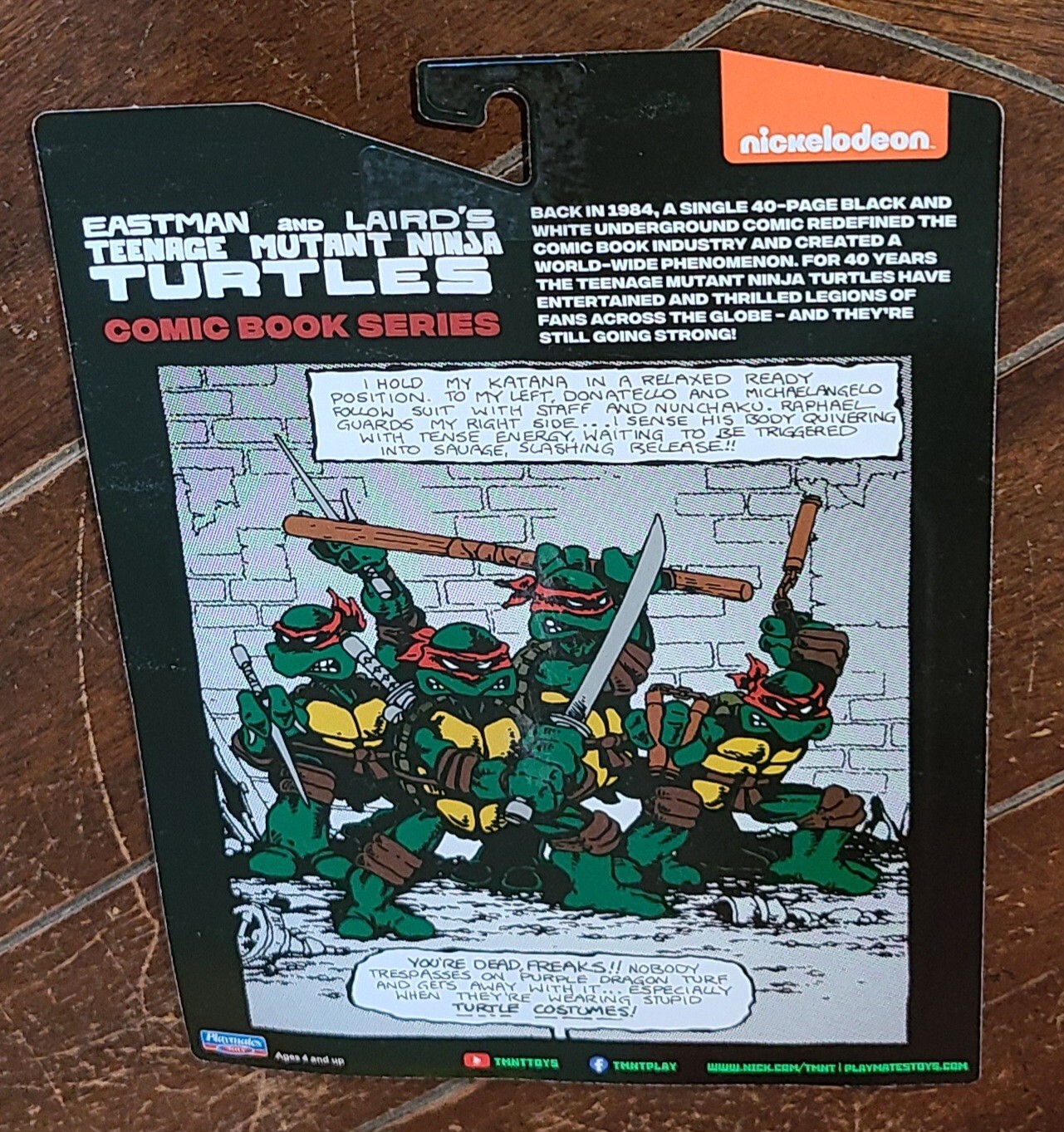 Eastman & Laird&rsquo;s TMNT (2024) Comic Book Series: MICHELANGELO 4.5&Prime; Figure!