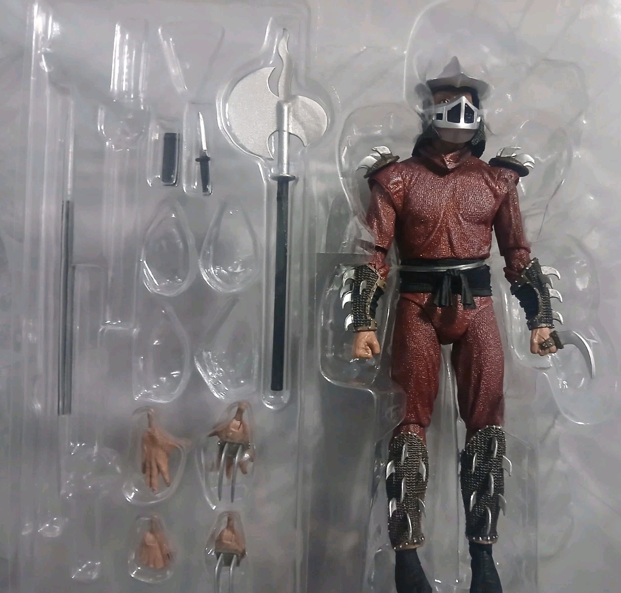 NECA TMNT 1990 Movie SHREDDER 7&Prime; Action Figure (Leonardo & Shredder 2-Pack)