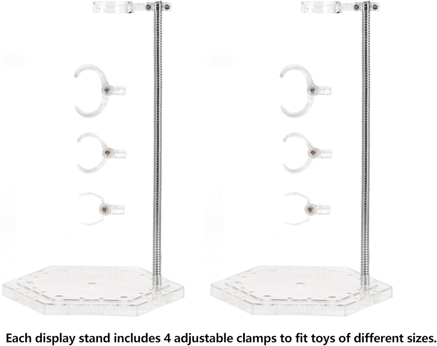 Action Figure Stand with Adjustable Metal Support Arm, Action Figure Display …