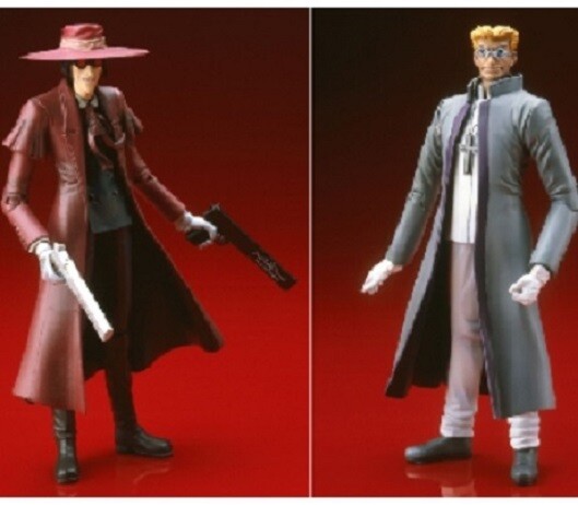 HELLSING Arucard And Anderson Action Figures (2) 19cm Yamato Toycom