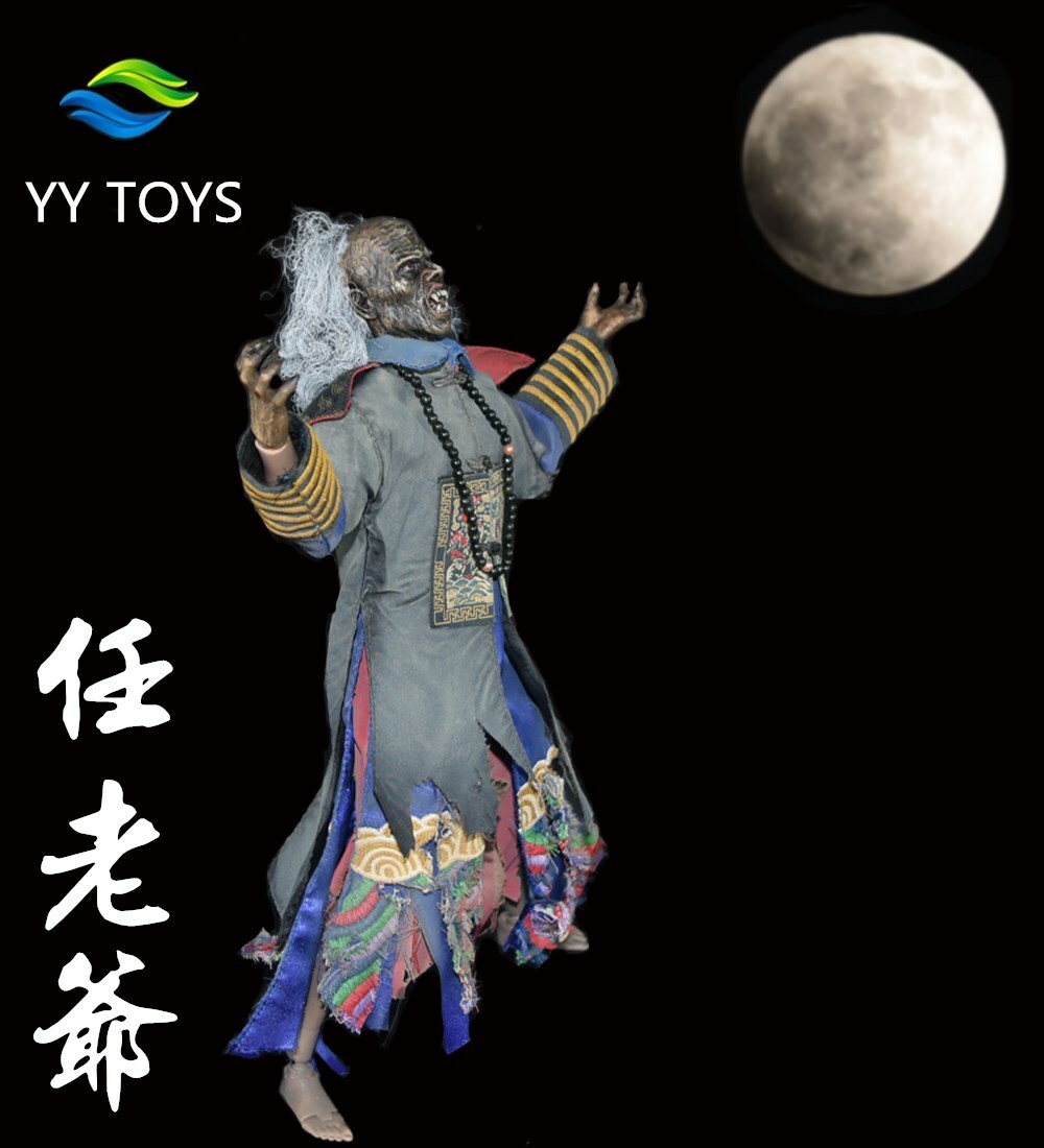 YY TOYS 1/6 action figure toys Mr Ren Jiangshi Zombie In Box 任老爷 IN STOCK