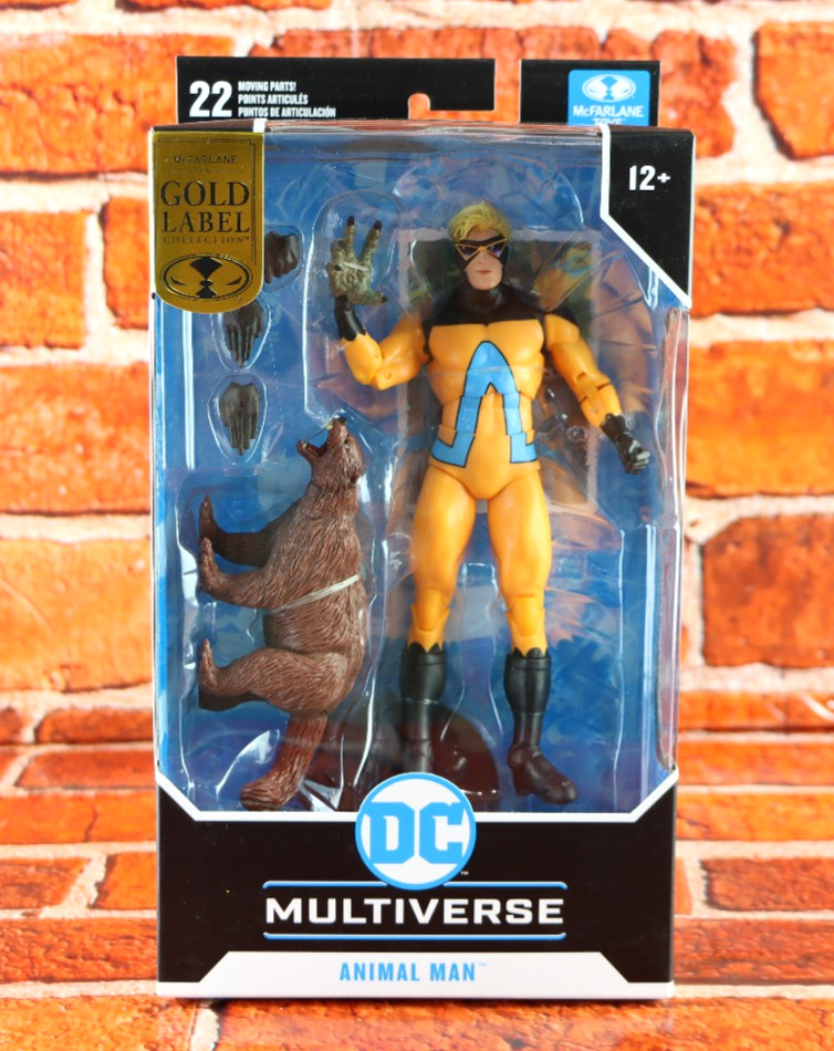 McFarlane Gold Label DC Multiverse Animal Man Human Zoo Action Figure