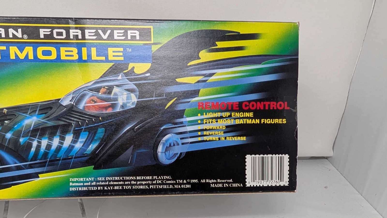 Batman Forever Remote Control Batmobile (See Photos)