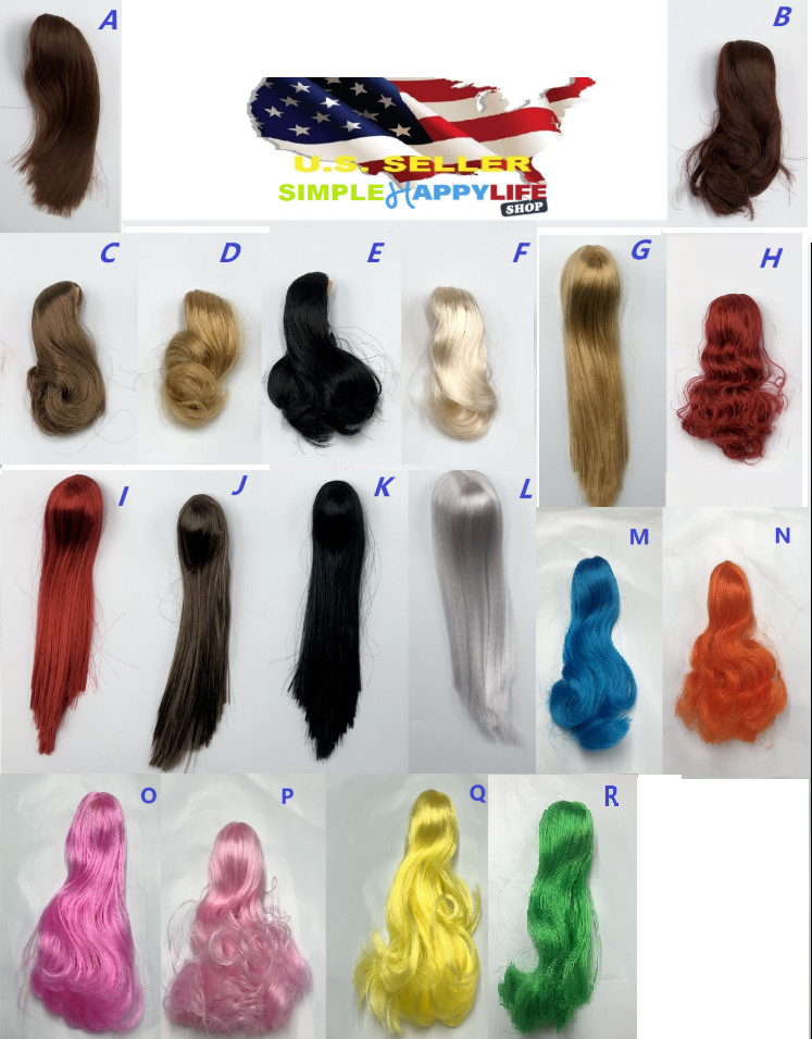 1/6 Scale Woman Hair Wig 3.0 NEW Multi Colors For 12&Prime; Female Head Sculpt ❶USA❶