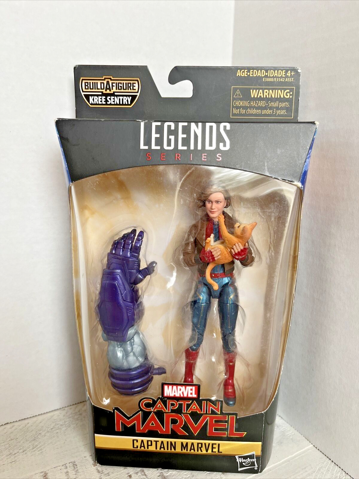 Marvel Legends Captain Marvel Bomber Jacket & Goose Figure Sentry Kree BAF