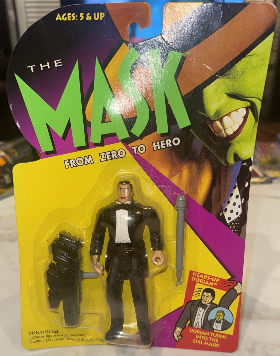 The Mask: From Hero to Zero Heads-Up Dorian Kenner Action Figure 1995 New Sealed