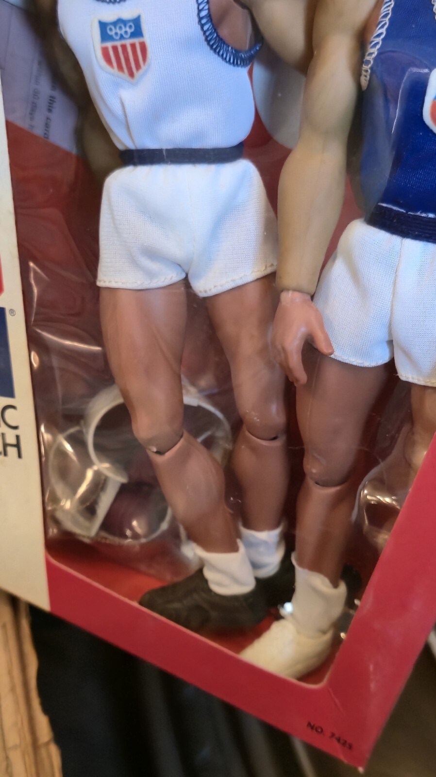 Vintage Mattel Big Jim And Jush US Gold Metal Olympics 2 PACK RARE FACTORY SEAL