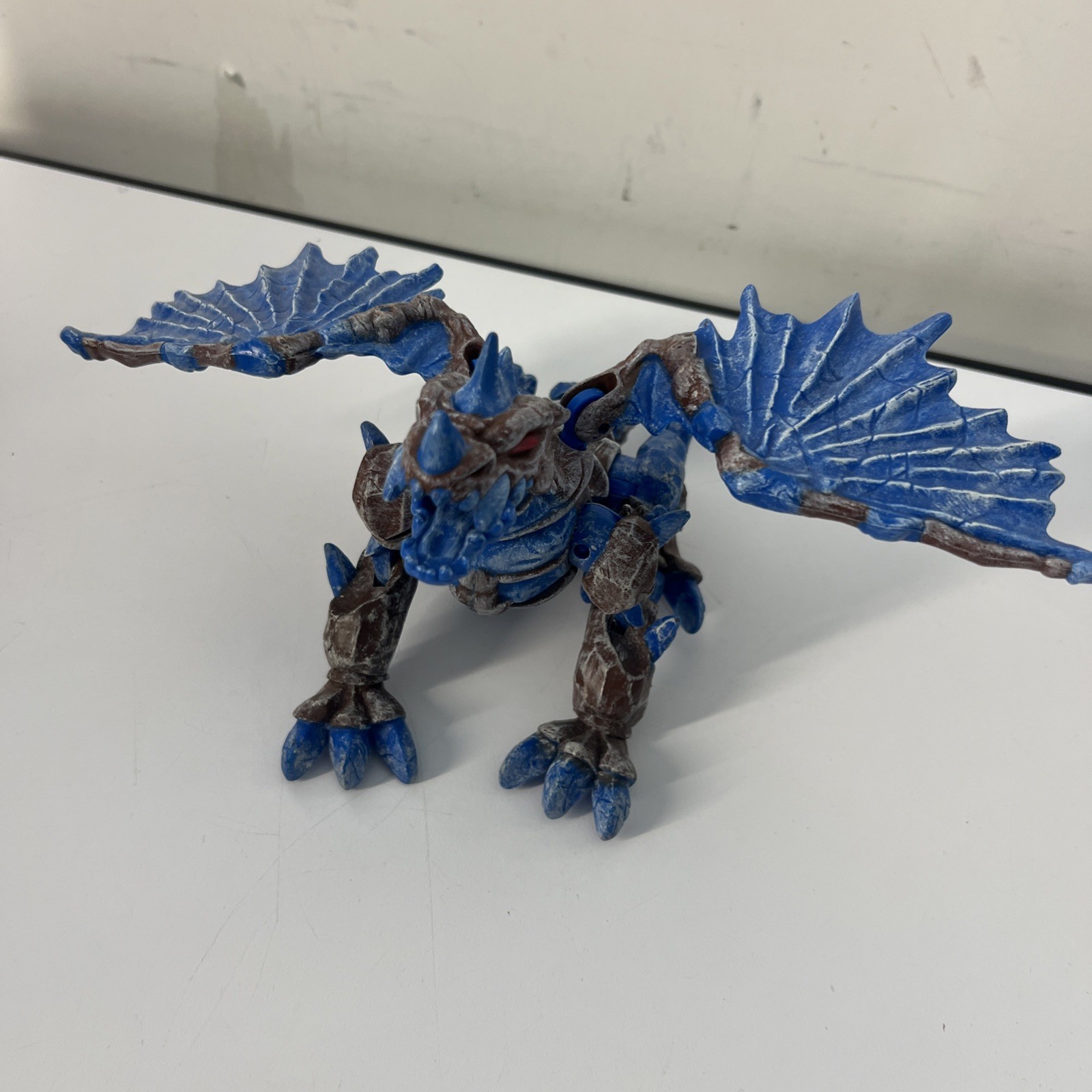 Frost Dragon Fire & Ice Mega Bloks Dragons #9893 7.5&Prime; Long Figure 123024AST