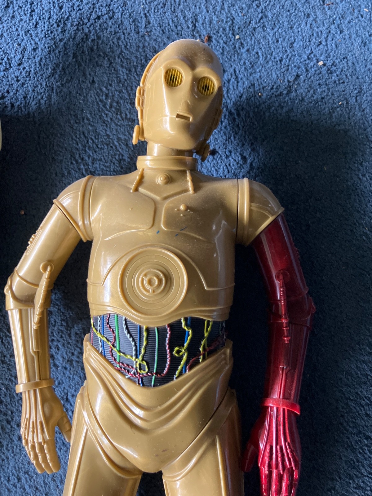 Lot of Seven Star War action figures 18 inches tall hard plastic posable