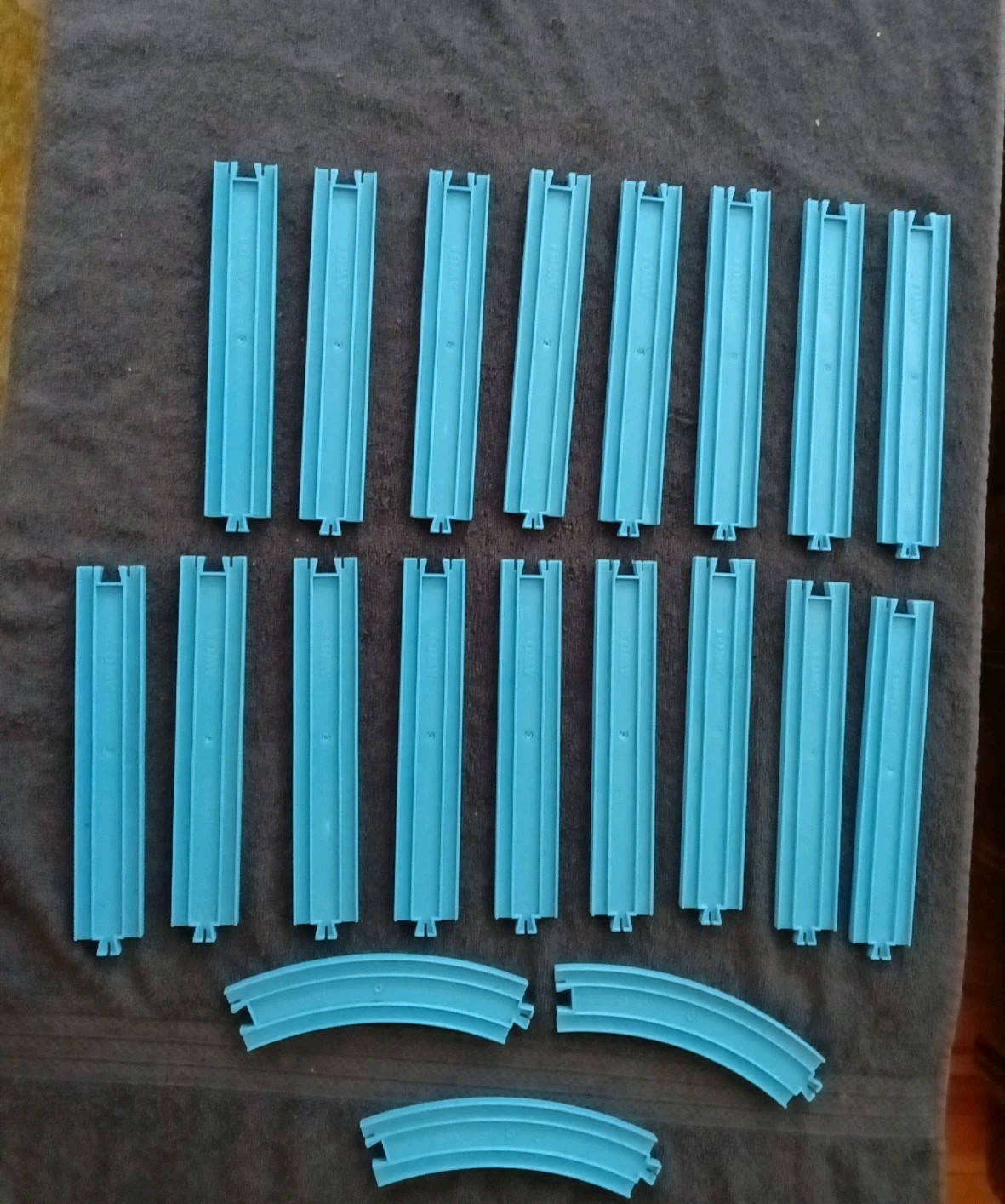THOMAS Trackmaster TOMY 1992 Straight Tracks & 1998 Curved Train Tracks-20pcs. 5