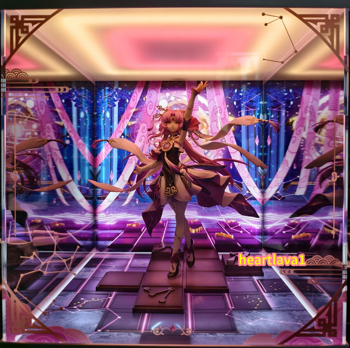 Dustproof Acrylic Display Box Case for Honkai：Star Rail Fu Xuan 1/7 Figure