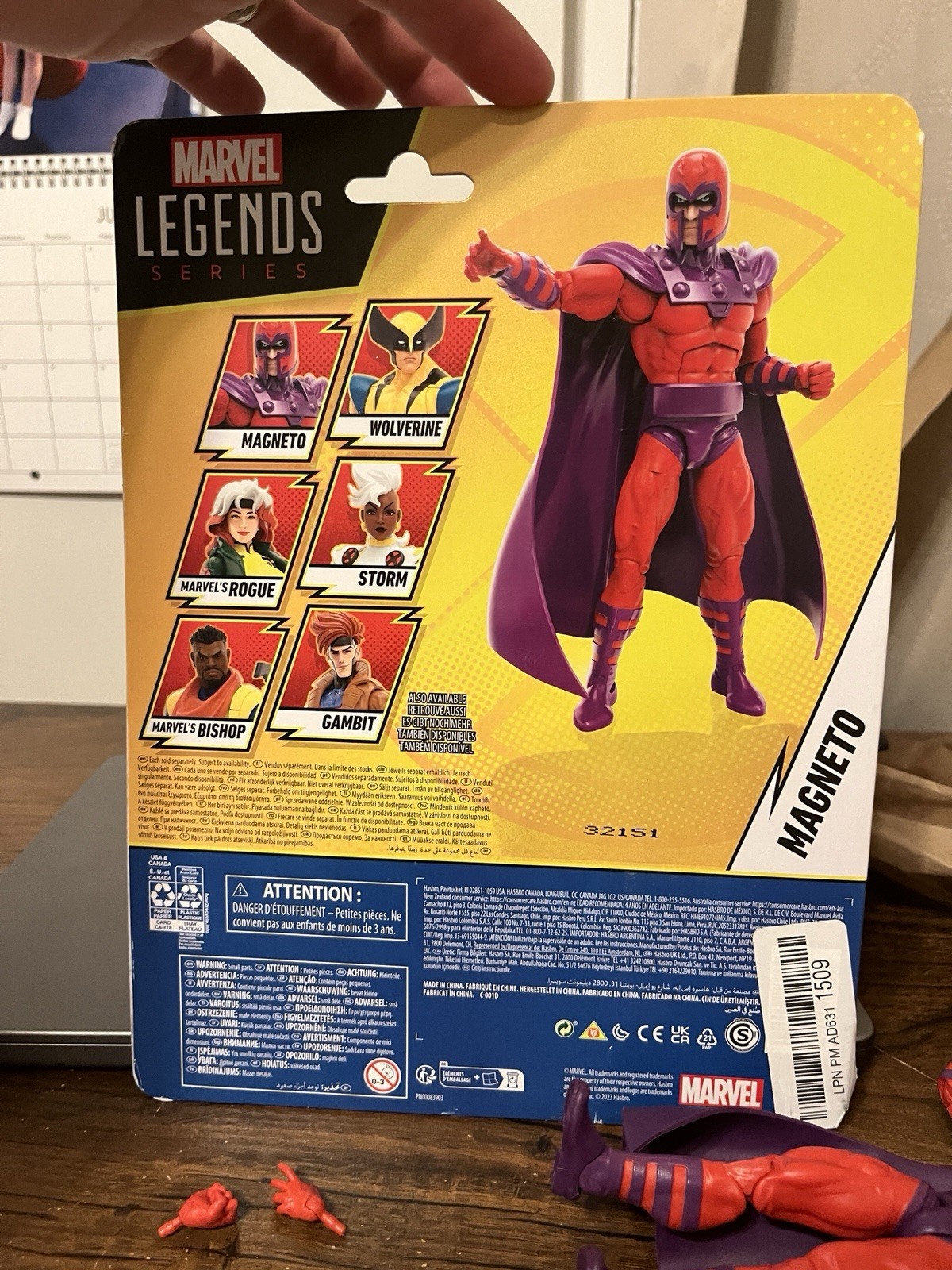 Hasbro Marvel Legends Marvel Studios X-Men &rsquo;97 MAGNETO Loose