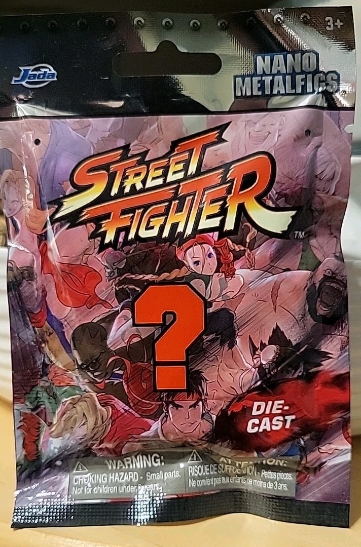 Street Fighter NANO METALFIGS Die-Cast Mystery Pack