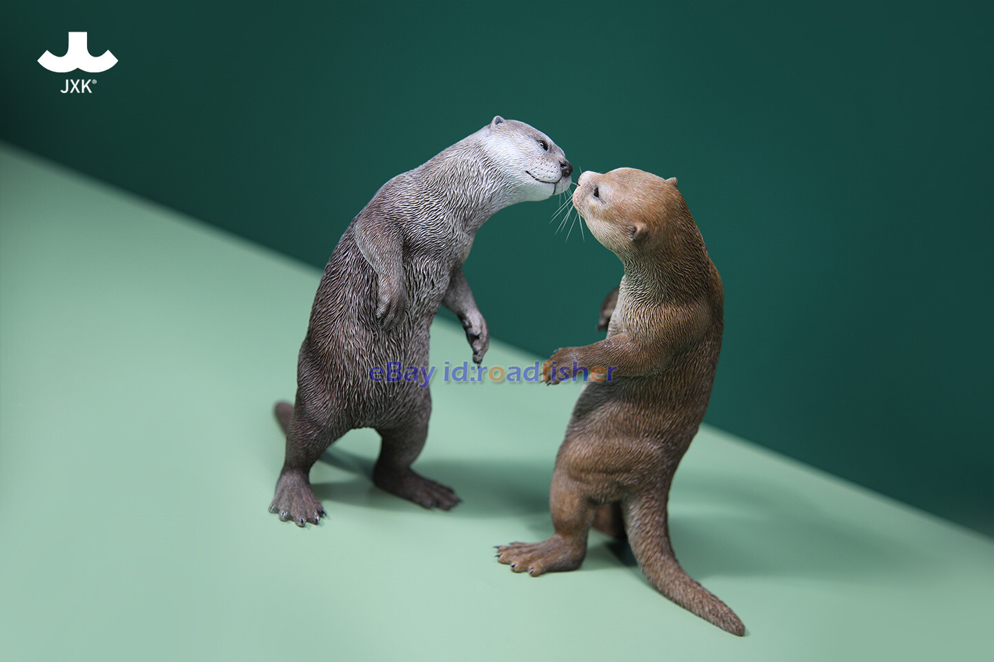 JXK 1/6 Scale Eurasian River Otter Model Animal Figure Scene Decor Kids Toy
