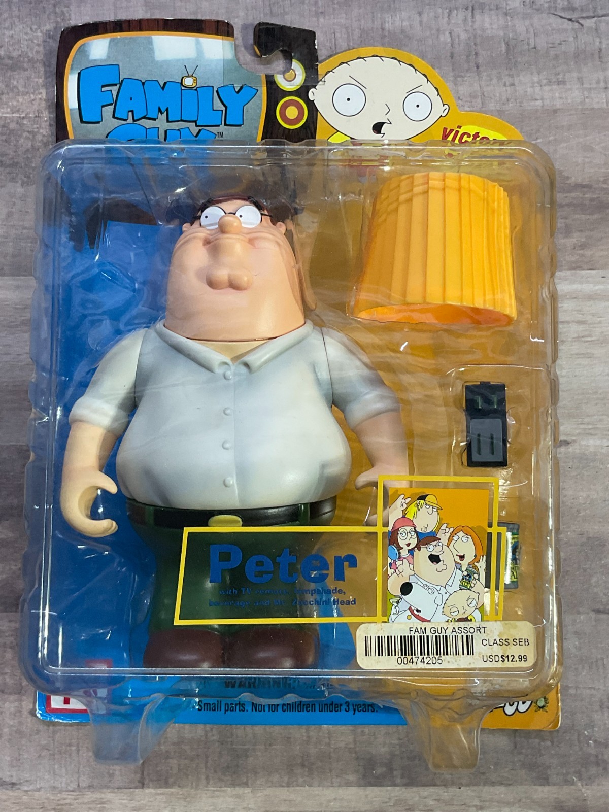 Peter Griffin Eyes Variant Series 1 (2004) FAMILY GUY Mezco SEALED KT