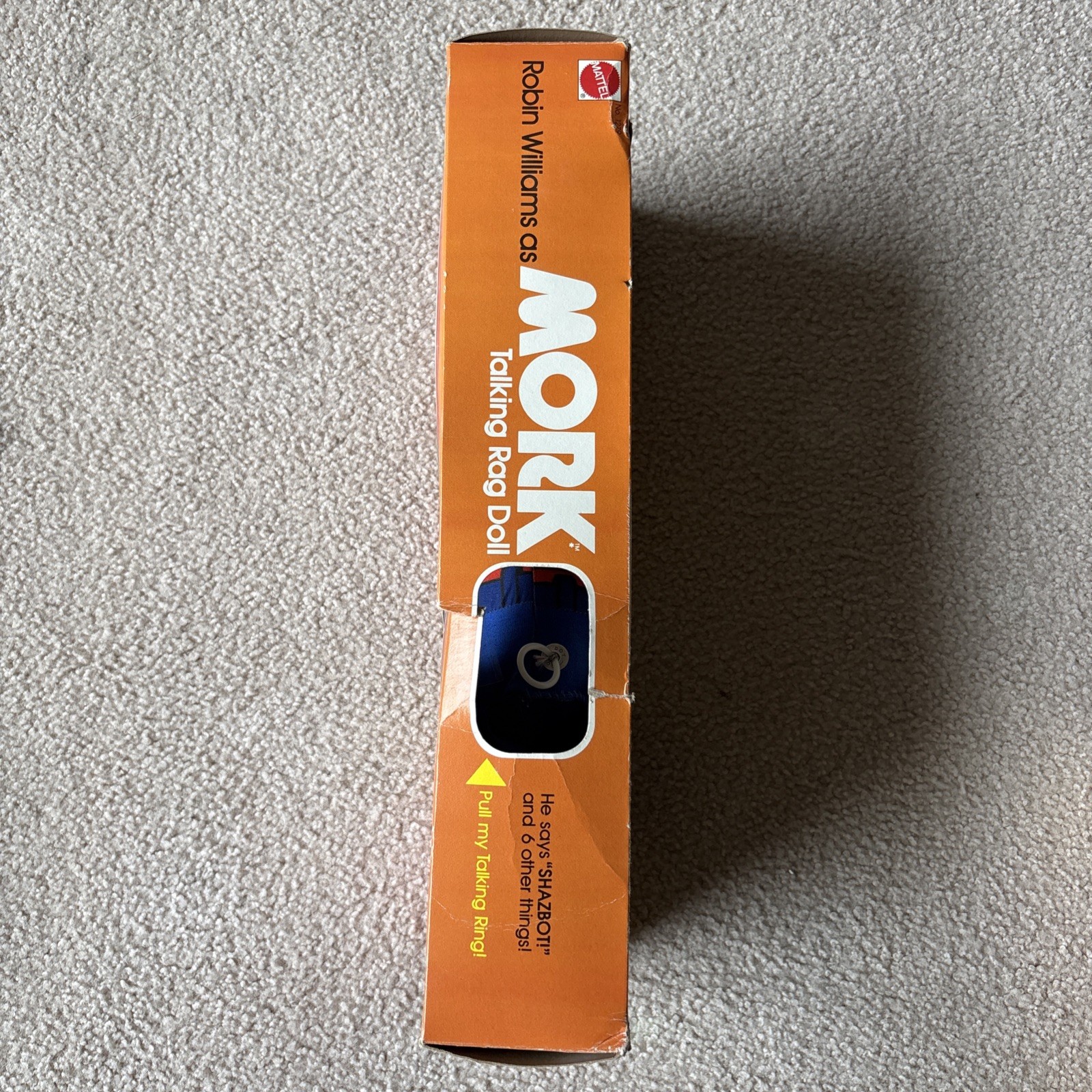1979 Mork Talking Rag Doll – Robin Williams – Box – Mattel 1279 – Not Talking