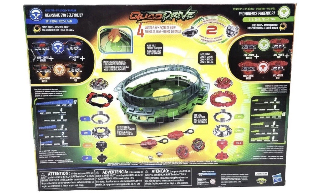 Beyblade QuadDrive Interstellar Drop Battle Beyblade Launcher New FREE SHIPPING