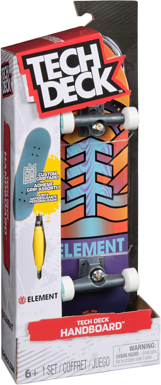 TECH DECK, Element Handboard; Authentic Mini Skateboards, Kids Toys for Boys & G