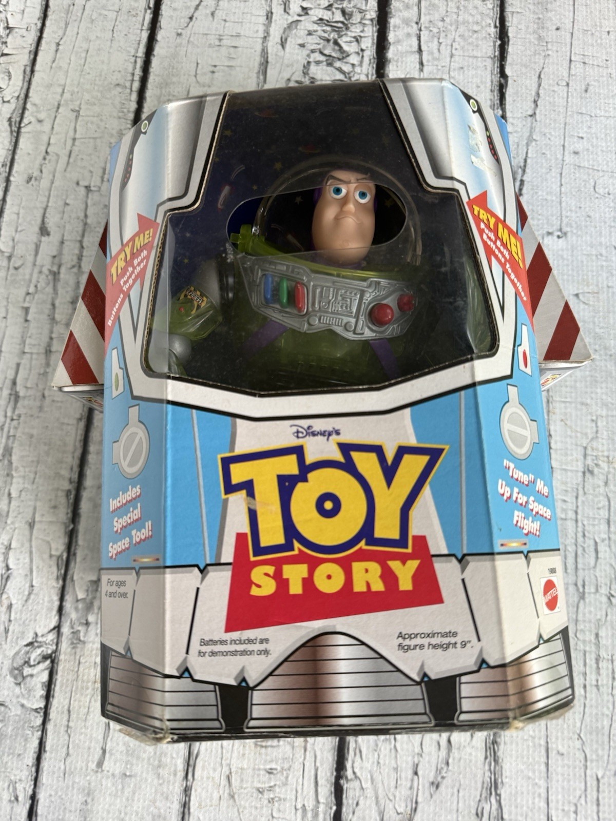 Power Boost Buzz Lightyear Disney Pixar Toy Story W/box Nice