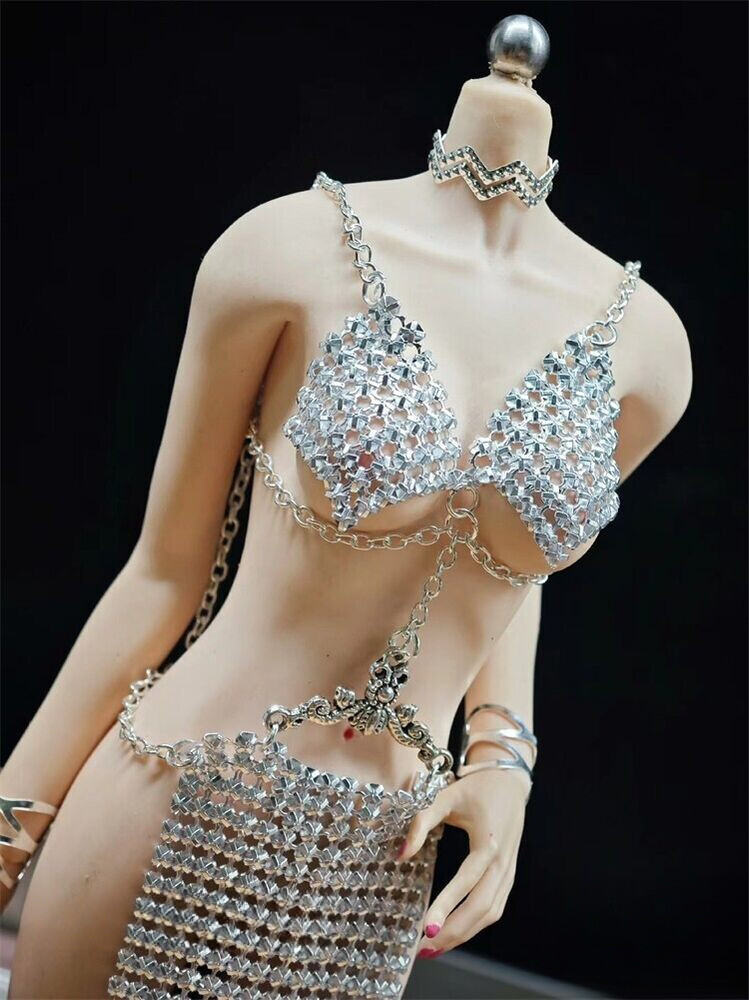 1Set 1:6 Scale Chain Outfit Clothes For Action Figure Body 12&Prime; Female Toys