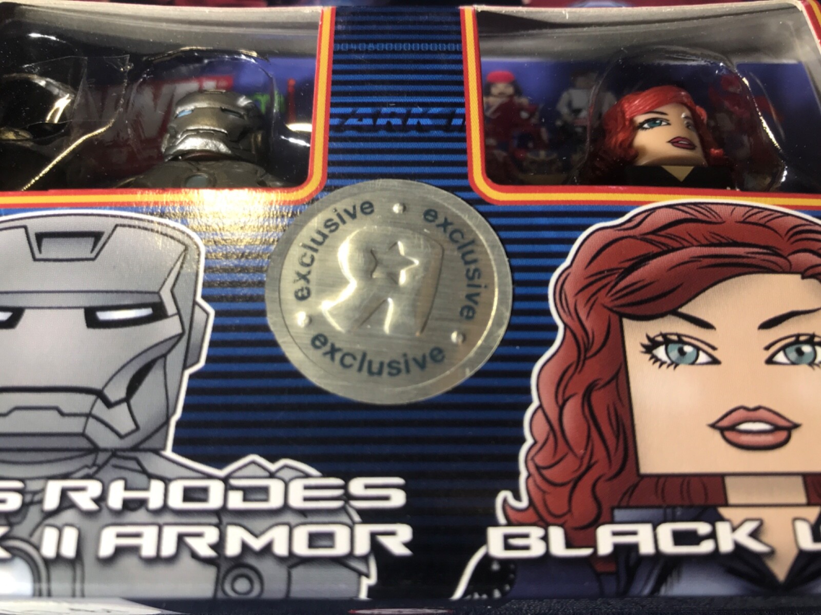 Y2-34 MINI-MATES ACTION FIGURE 2-PACK – JAMES RHODES IN MARK II ARMOUR & WIDOW