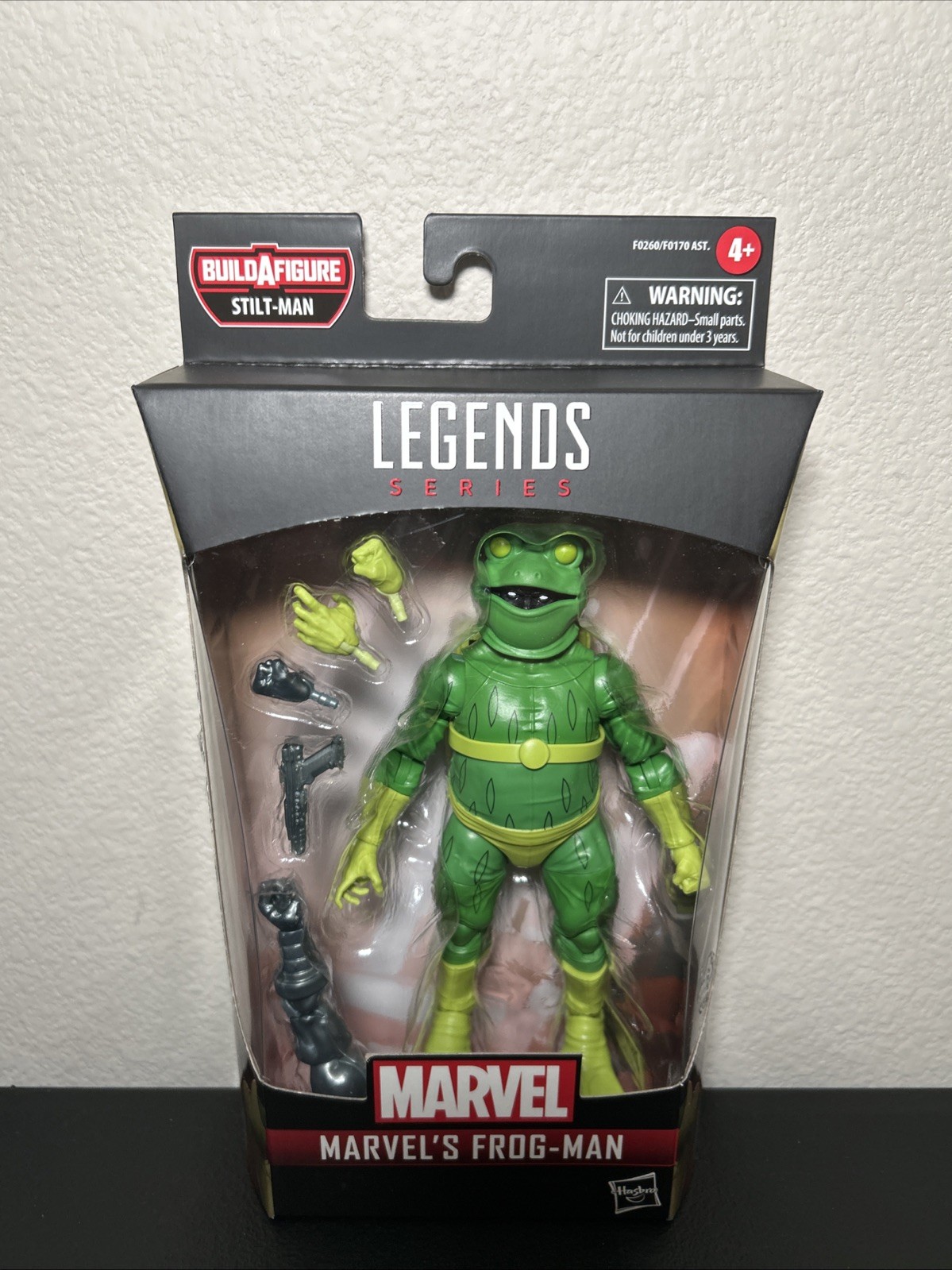 Marvel Legends 6&Prime; Frog-Man Action Figure (Stilt-Man BAF)