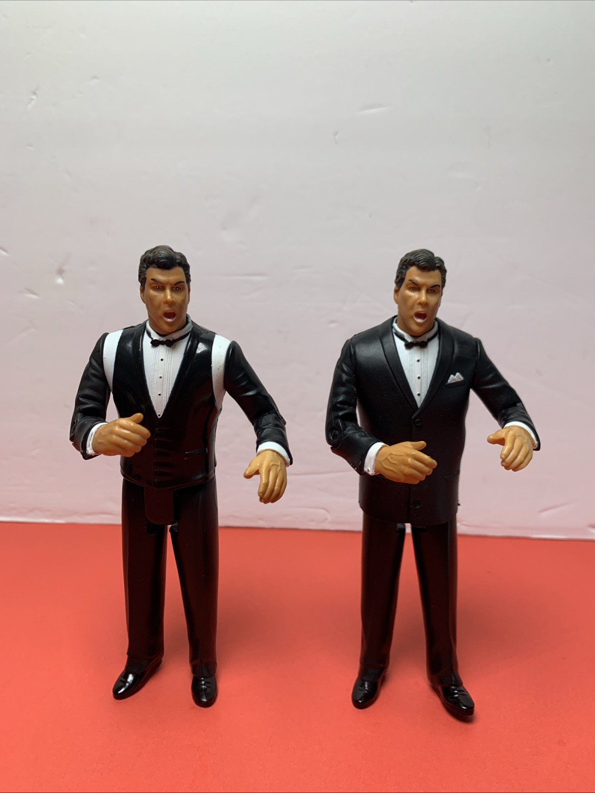 2 1999 Marvel Entertainment Michael Buffer Boxing WWF WWE UFC Announcer Figures