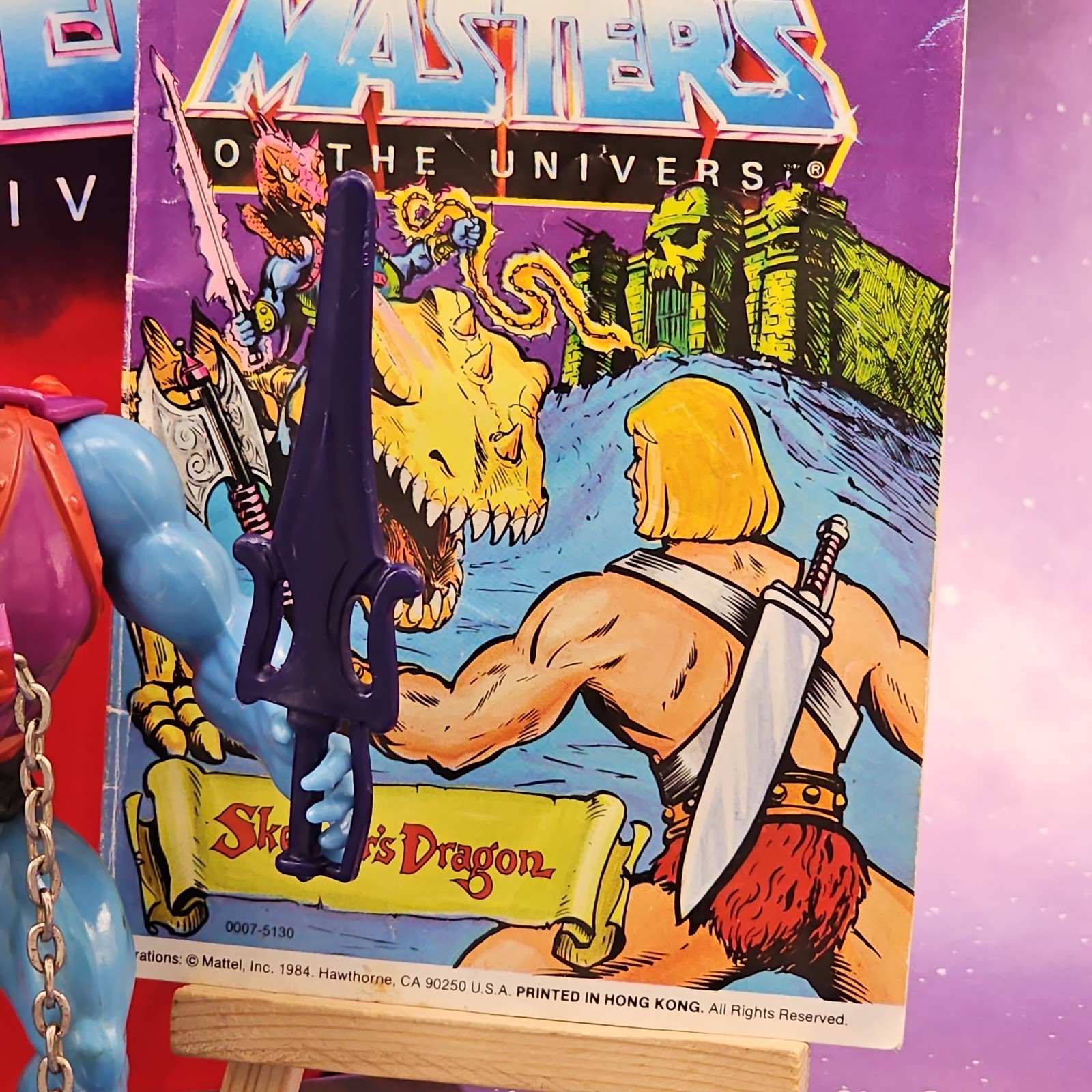 Vintage Dragon Blaster Skeletor Complete MOTU Masters of the Universe He-man