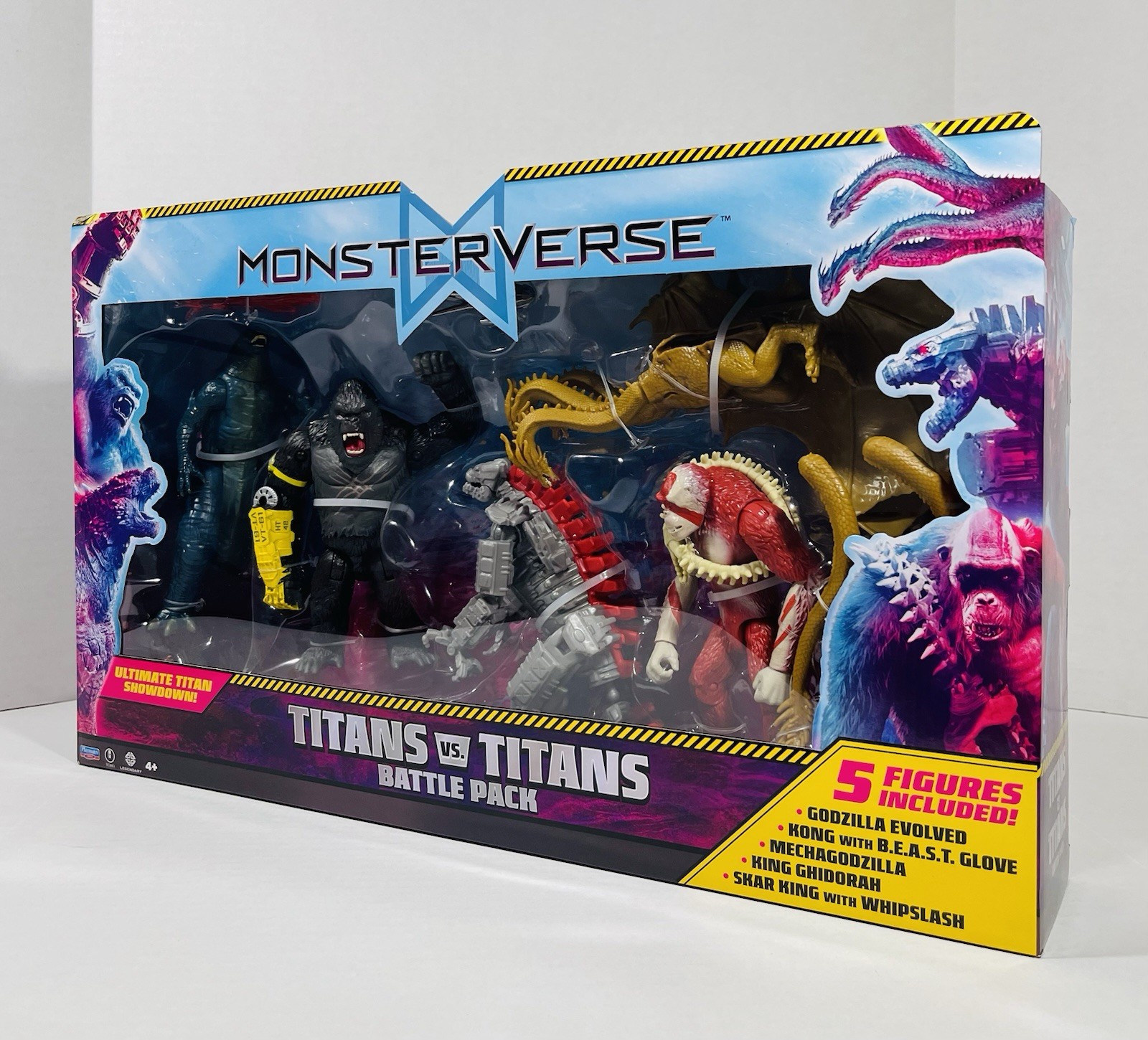New Monsterverse Titans Vs. Titans Action Figure 5-Pack. Discontinued Very Rare