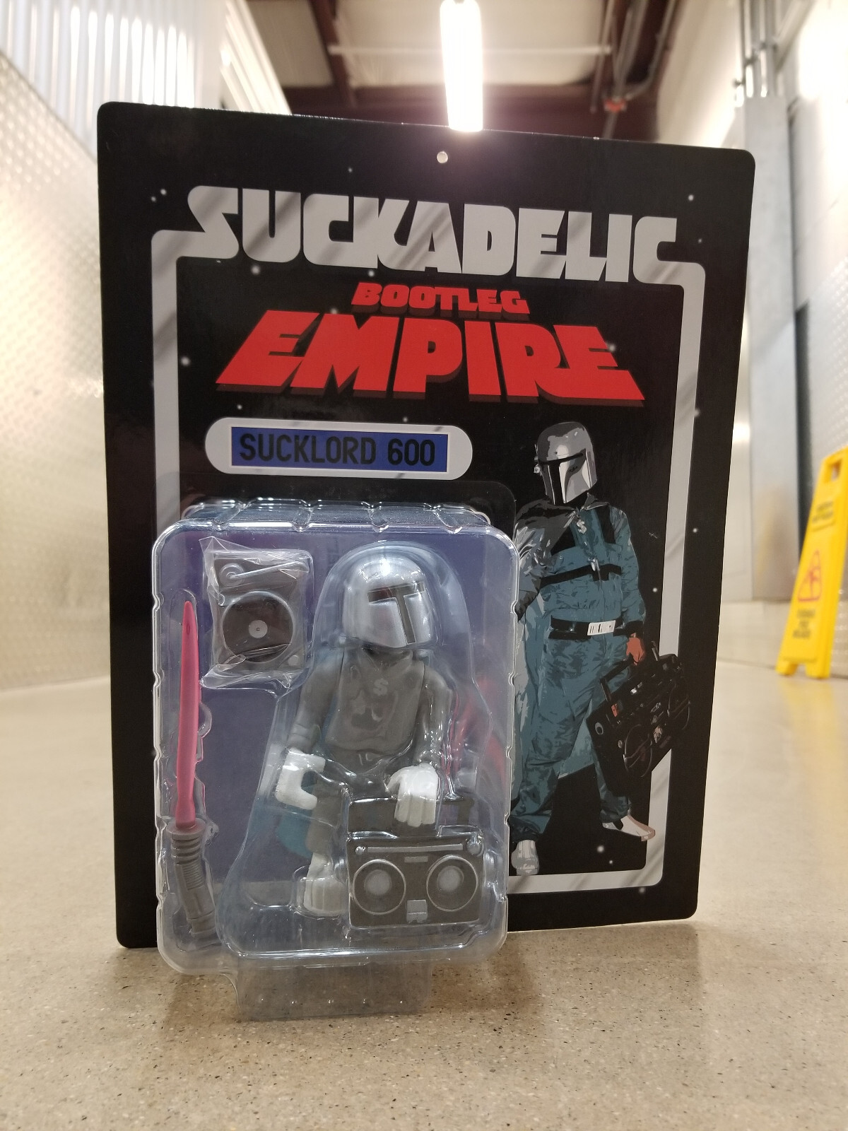 Sucklord 600 Boba Fett Action Figure Urban Vinyl Star Wars Lightsaber SOFUBI USA