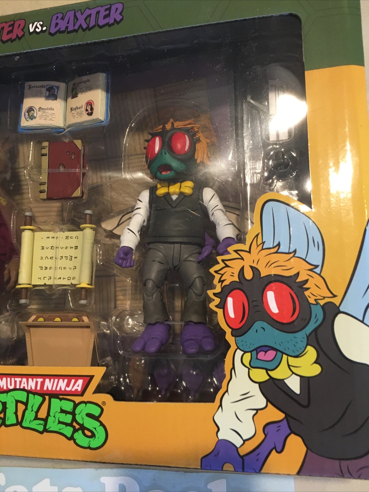 NECA TMNT Splinter Vs Baxter 2 Pack Box Target Exclusive!