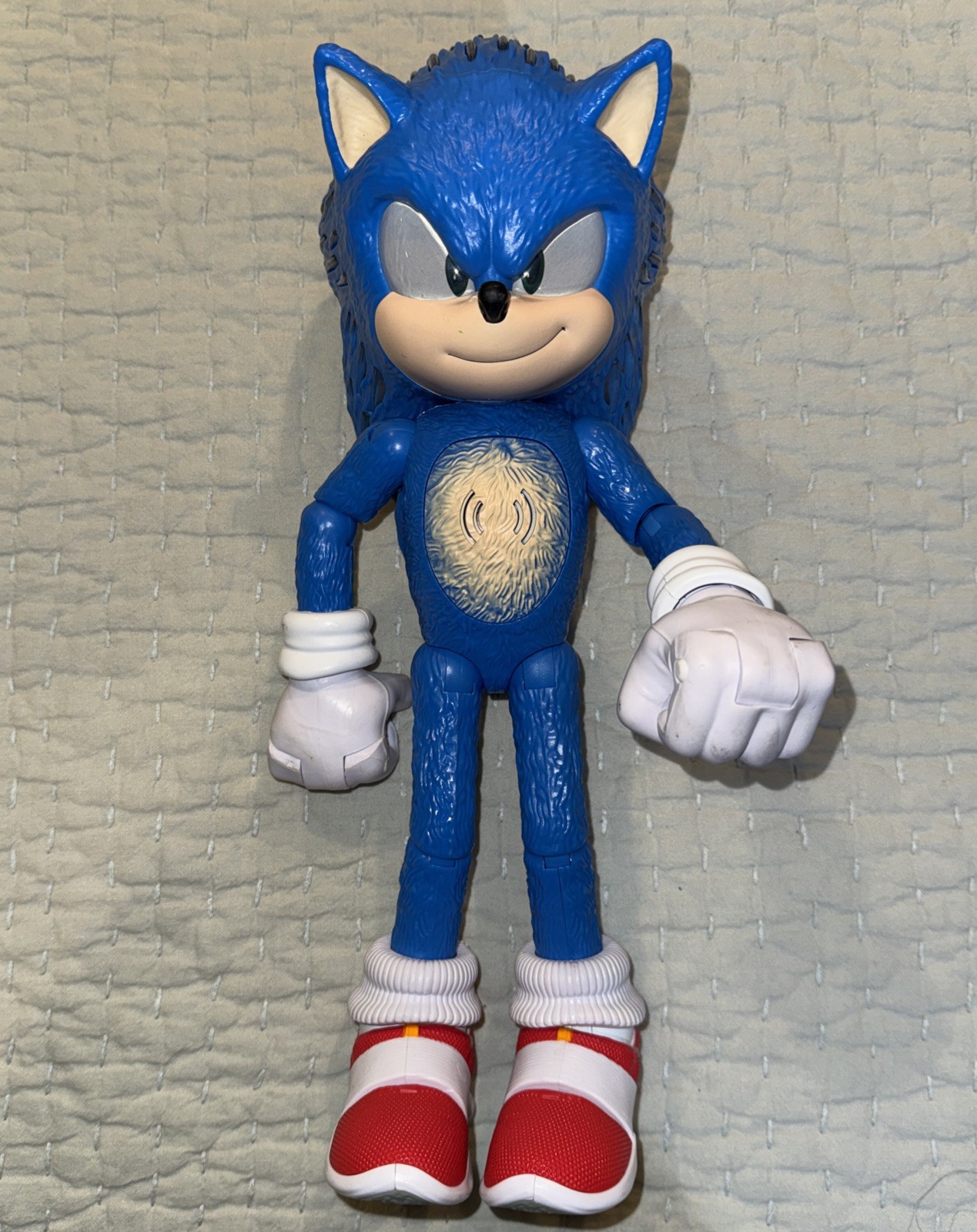 Sonic the Hedgehog Fully Jointed Blue Plastic Action Figure Collectible Toy