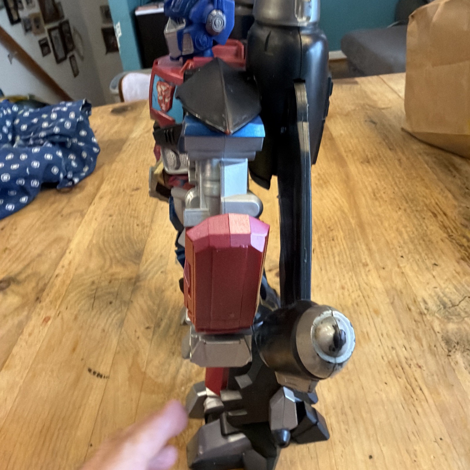 Transformers Mega Power Bots OPTIMUS PRIME Hasbro 12&Prime; 2008