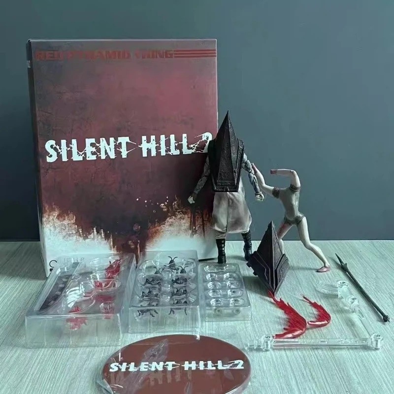 SILENT HILL PYRAMID HEAD 1:12 FIGURE 15CM HORROR PVC CLOTH OUTFIT COLLECTIBLE