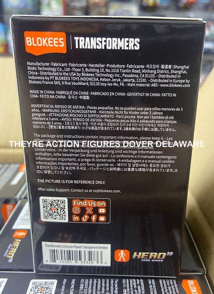 Blokees Transformers Unicron transparent Planet Version