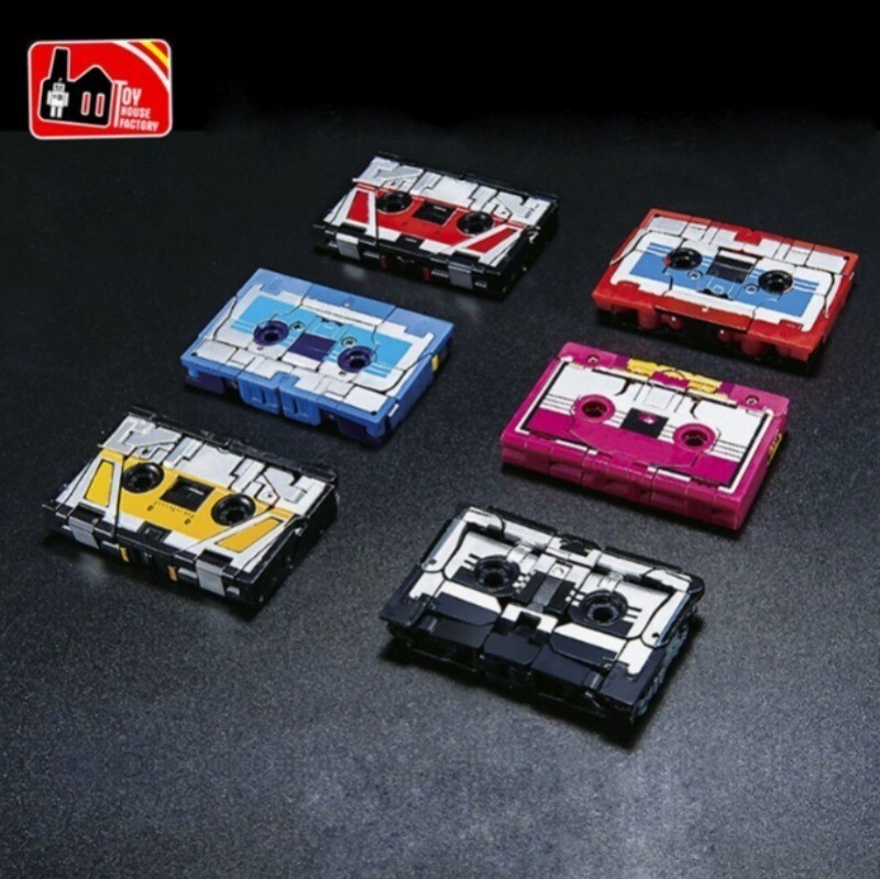 Set 6 Transformers Soundwave Cassette Rumble Laserbeak Ravage Frenzy Mindwipe