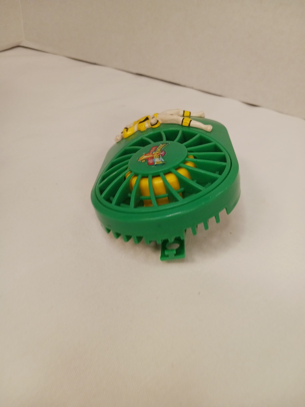 Mighty Morphin Power Ranger White Ranger Mini Fun Fan 1995 Vintage