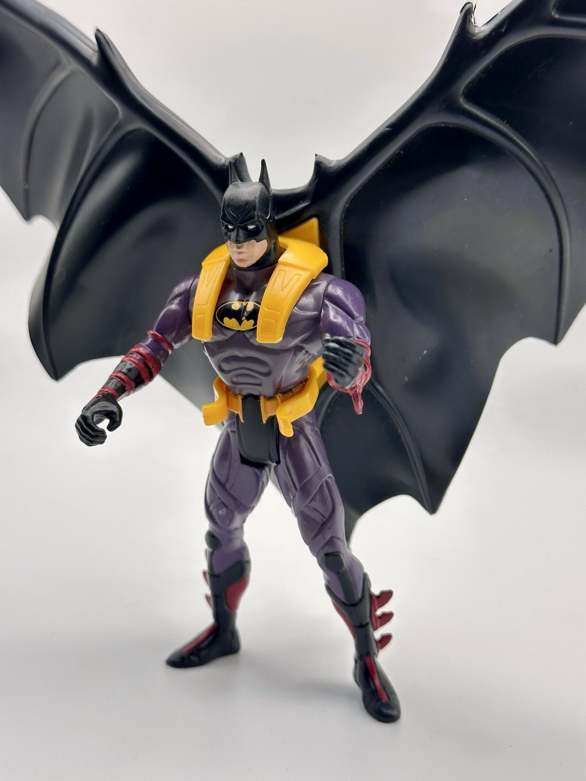 Vintage Kenner Batman Forever Attack Wing Action Figure 1995