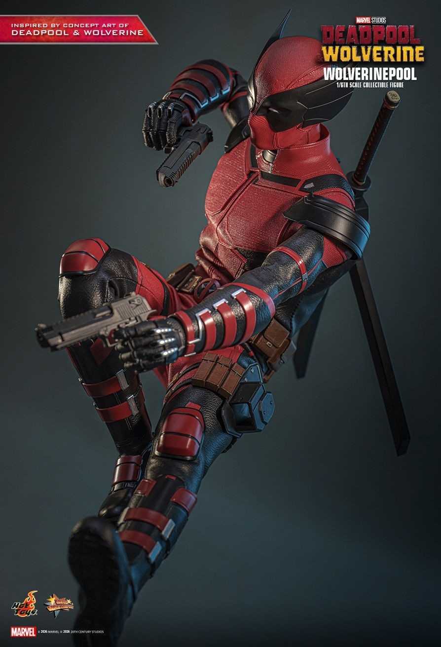 READY NEW AUTHENTIC HOT TOYS DEADPOOL & WOLVERINE WOLVERINEPOOL MMS857 CONCEPT