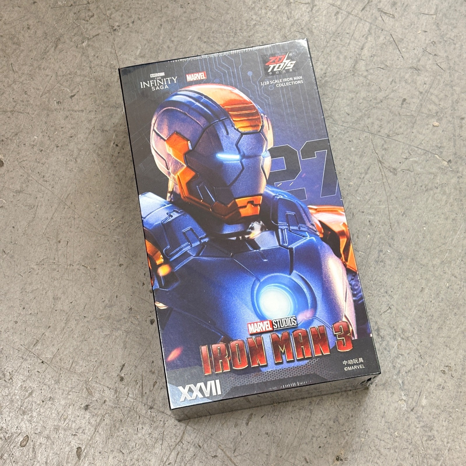 ZD-MK27: ZD Toys Marvel Iron Man 3 Mark 27 « Disco Armor » 7inch action figure